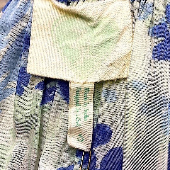 Z & L Europe Blue Floral Boho Maxi Dress - Picture 13 of 16